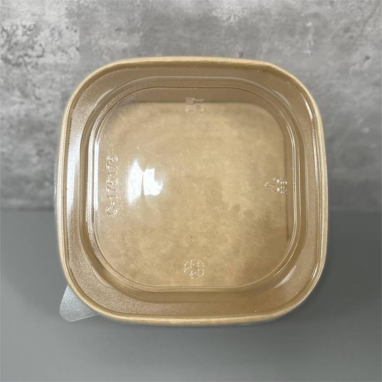 squre kraft salad bowl